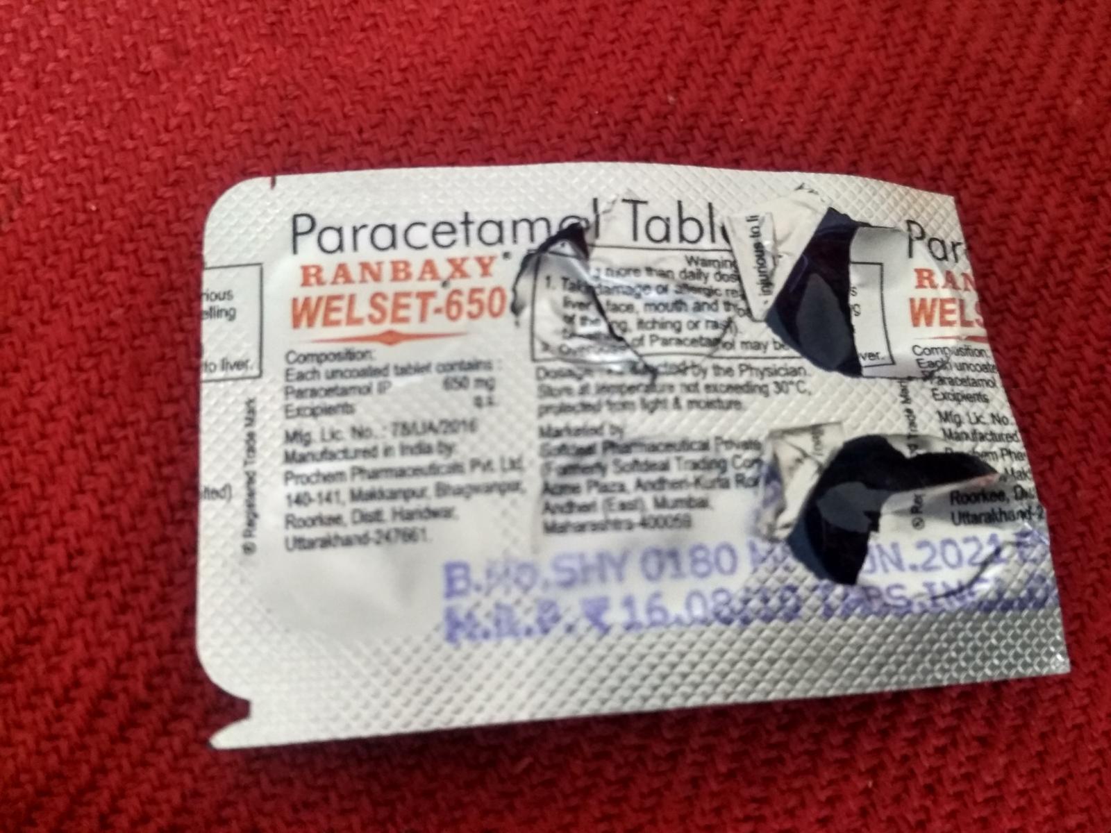 Paracetamol 500 mg