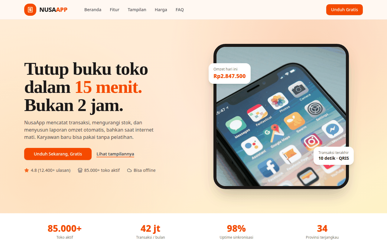Screenshot NUSAAPP
