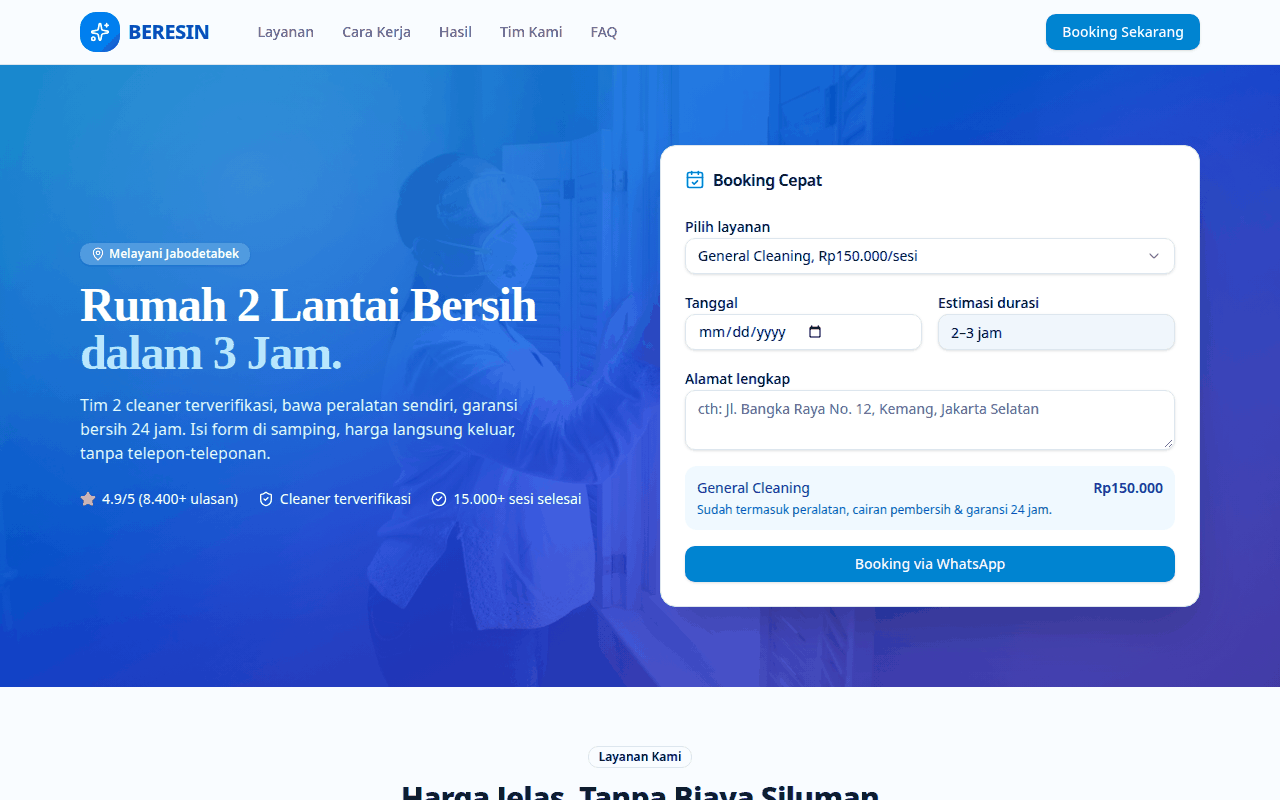 Screenshot BERESIN